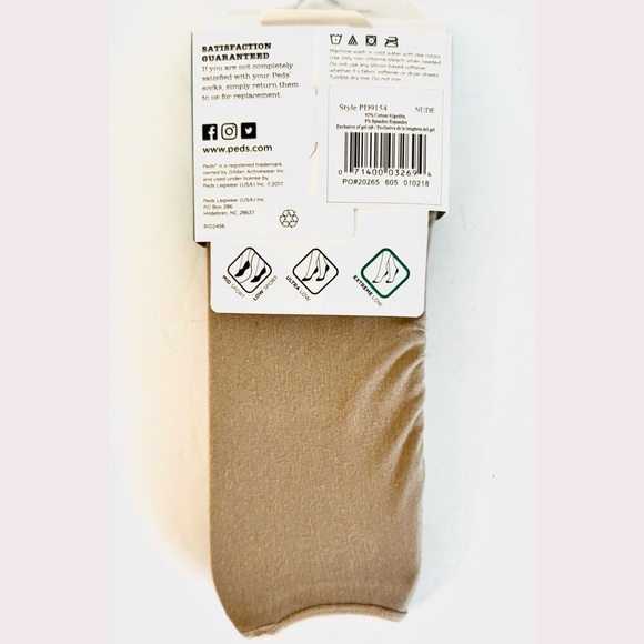 NWT, PEDS 3-Pack Nude Extreme Low Liner Open Toe Shoe Liners,  Sz 5-10 - Picture 4 of 6